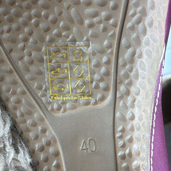 (Z3) Spring Step L'Artiste Gloss,Mary Jane Stiletto Clogs, Leather Burgundy,40/9 - Picture 12 of 12